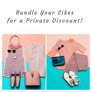 Bundle 2 or more items for a private offer!